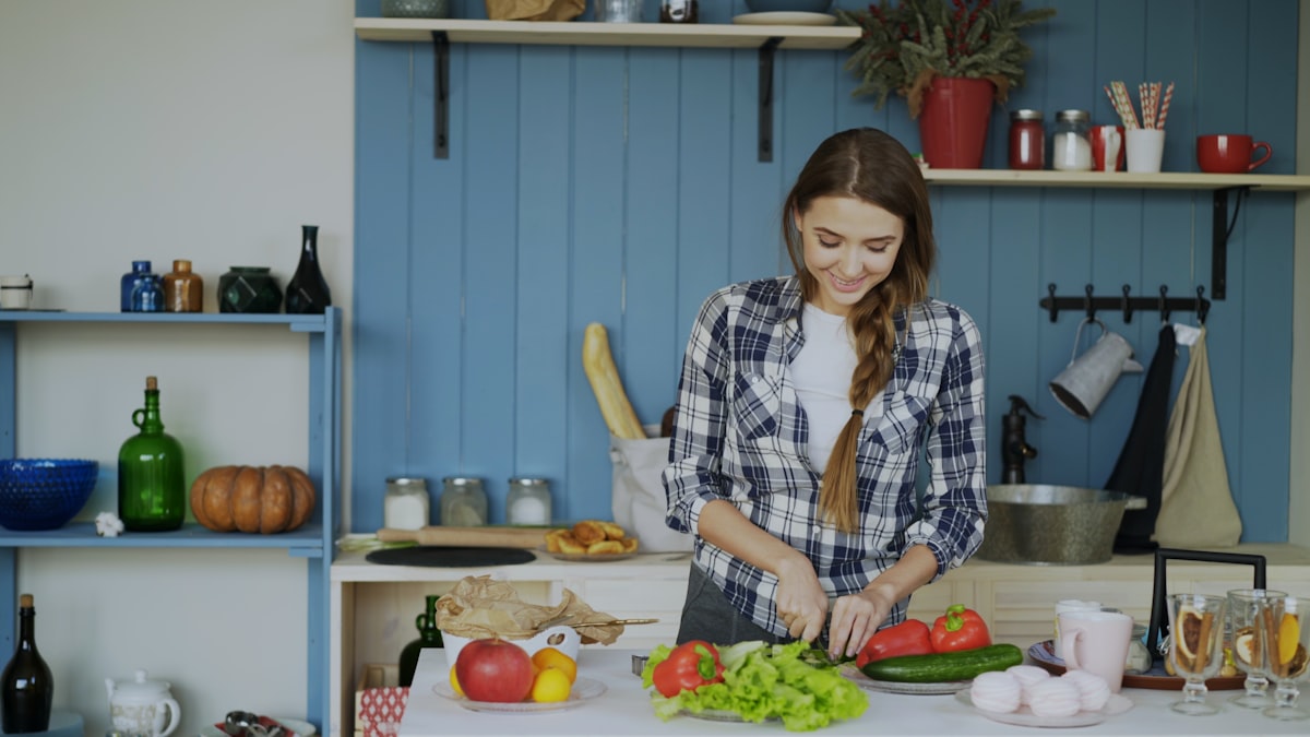 Gesunde Ernährung mit ausgewogenen Nährstoffen